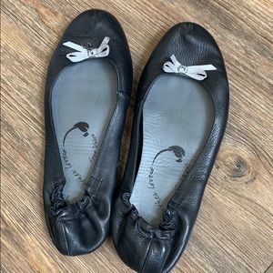 Leather ballet flats - comfortable!